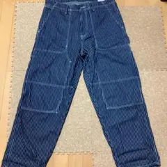 GAP ネイビー ストライプ バギーパンツ