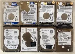 動作確認済 2.5インチ HDD 500GB SATA 8個セット