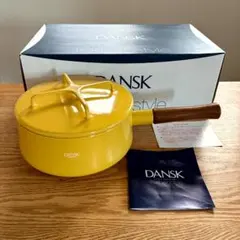Dansk 片手鍋 18cm コベンスタイル ライトイエロー 新品未使用品のサムネイル