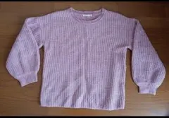 イーハイフンワールドギャラリー　ピース　ニット　セーター　ピンク　ー