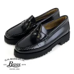 G.H.BASS ジーエイチバス コインローファー 厚底 BA41810
