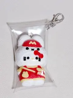 ハローキティ スクイーズ マクドナルド キーホルダー