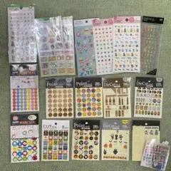 シールセット まとめ　まめきちまめこ　うさぎ　ハロウィン　など