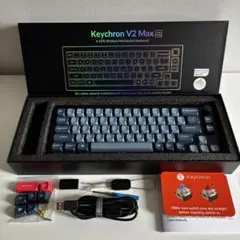Keychron Q0 Max ワイヤレスメカニカルテンキー バナナ軸 - メルカリ