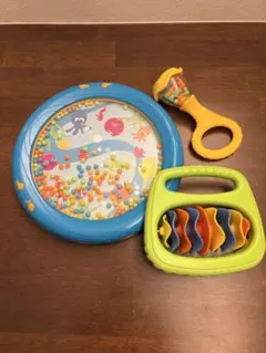 ボーネルンド　知育玩具 楽器セット ビーズ入り 3点セットのサムネイル