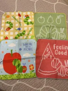 はらぺこあおむしハンドタオル 4枚セット