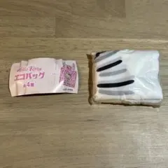 ハローキティ　エコバッグ　まつ毛gal ヒョウ柄