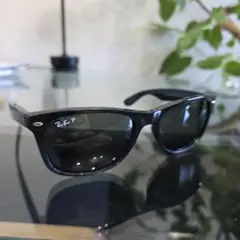 【RayBan】偏光サングラス ブラック rb2132 new wayfarer