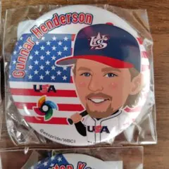 wbc アメリカ代表　バッジ 5個セット WBC アメリカ代表 グッズセット - メルカリ