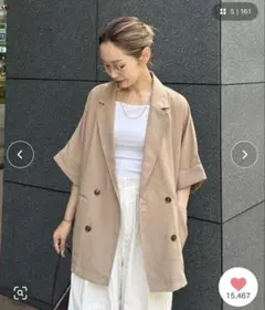 CIAOPANIC TYPY テックリネン半袖シャツジャケット タグ付き新品のサムネイル