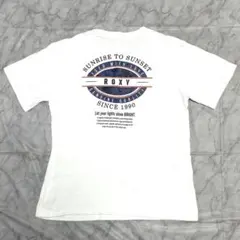 【ROXY】ロキシー バックプリント ポケットTシャツ ホワイト Lのサムネイル