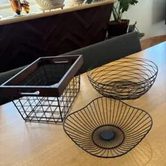 ワイヤーバスケット3点セット