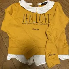 Jenni love マスタード トレーナー