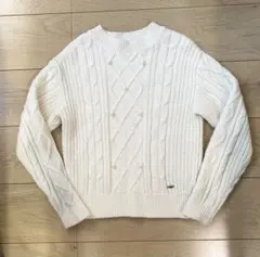 pom ponette ケーブルニットセーター 140