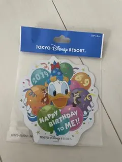 【新品未開封】東京ディズニーランド　バースデーステッカー2019 ドナルド レアのサムネイル