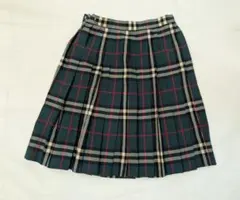 BURBERRYS バーバリー プリーツスカート ノバチェック 140A ウール