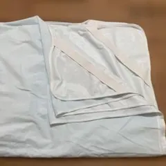 未使用 ライトブルー 防水 敷きパッド ダブル 138×210cm