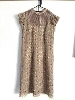 Lily Brown レースミニワンピース