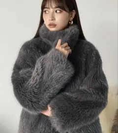 【24時間限定セール】mily bilet フェイクファーブルゾン