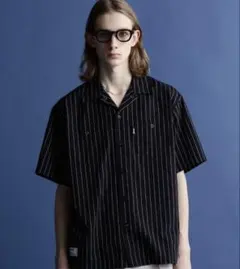 【希少】Schott ショット ストライプ ヒッコリー 開襟シャツL 未使用品のサムネイル