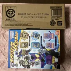 【PB限定】SGライダーごちぞう02＆03キャラパキゴチゾウセット
