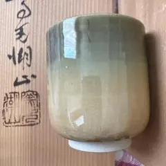 豊前上野焼　高田窯元 陶器茶器 5客　セット　木箱付き