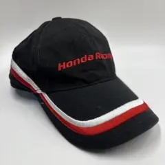 Honda Racing ホンダレーシング キャップ ブラック レッド 刺繍