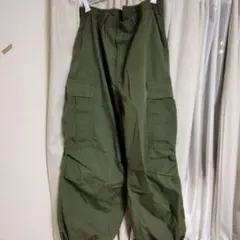 GU カーゴパンツ XL オリーブグリーン 古着