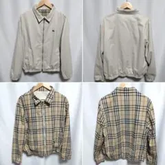 玄*口様 BURBERRY リバーシブル スイングトップ ドリズラージャケット