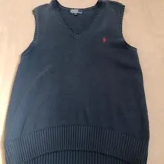 Polo Ralph Lauren ネイビー Vネックベスト