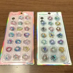 【2枚セット】おはじきシール キラコロ サンリオ はぴだんぶい ハローキティ