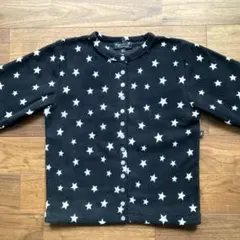アニエスべー　星柄フリースカーディガン　140cm