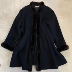 Fur-Griser ファーグリーゼ ミンク 焦茶/黒 ハーフコート M Fur-Griser ファーグリーゼ ミンク ダークブラウン ハーフコート M
