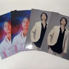 山下智久　クリアファイル4枚セット CHANGE Nights Cold