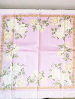 PIERRE BALMAIN バラ柄 ひざ掛けハンカチ新品未使用