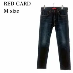 レッドカード/デニムパンツ/ストレート/日本製/M/ダークブルー/カジュアル