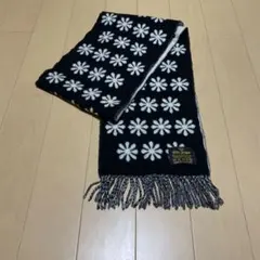 Glen Prince 花柄マフラー 100%ラムウール