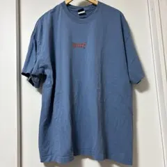 HUF Tシャツ XXL ブルー バックプリント