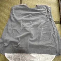 AMERICAN HOLIC ノースリーブトップス M グレー