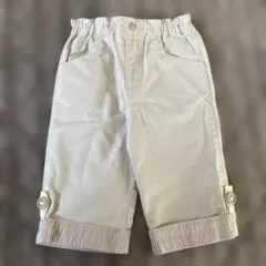 【美品】familiar パンツ アイボリー 90cm