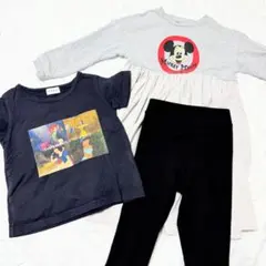【100cm】3点セット組曲 マーキーズ Tシャツ ワンピース ディズニー