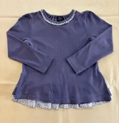 No.529 petit mainプティマイン トップス フリル 130cm長袖