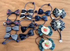 子ども用リボンヘアゴム　ハンドメイド　まとめ売り