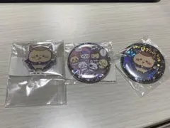 ちいかわ　くりまんじゅう　てんしとあくま　缶バッジ　アクリルスタンドセット