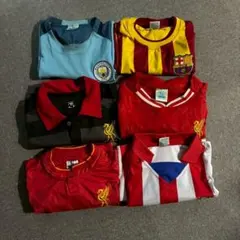 【6枚セット】ノーブランド サッカーユニフォーム　リーガ　プレミア　リバプール