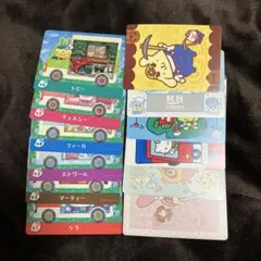 新品未使用　どうぶつの森amiibo サンリオキャラクターズコラボ6枚ステッカー