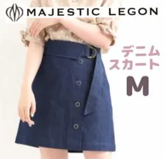 MAJESTIC LEGON ウエストオリカエシミニスカート
