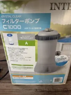 INTEX Krystal Clear フィルターポンプ 601J - メルカリ