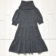 BURBERRY BLUE LABEL ロングタートルネック ニットワンピース