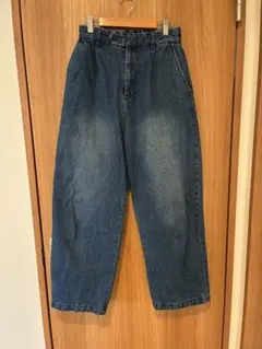 FREAK'S STORE ワイドデニムパンツ Sサイズ 濃い青